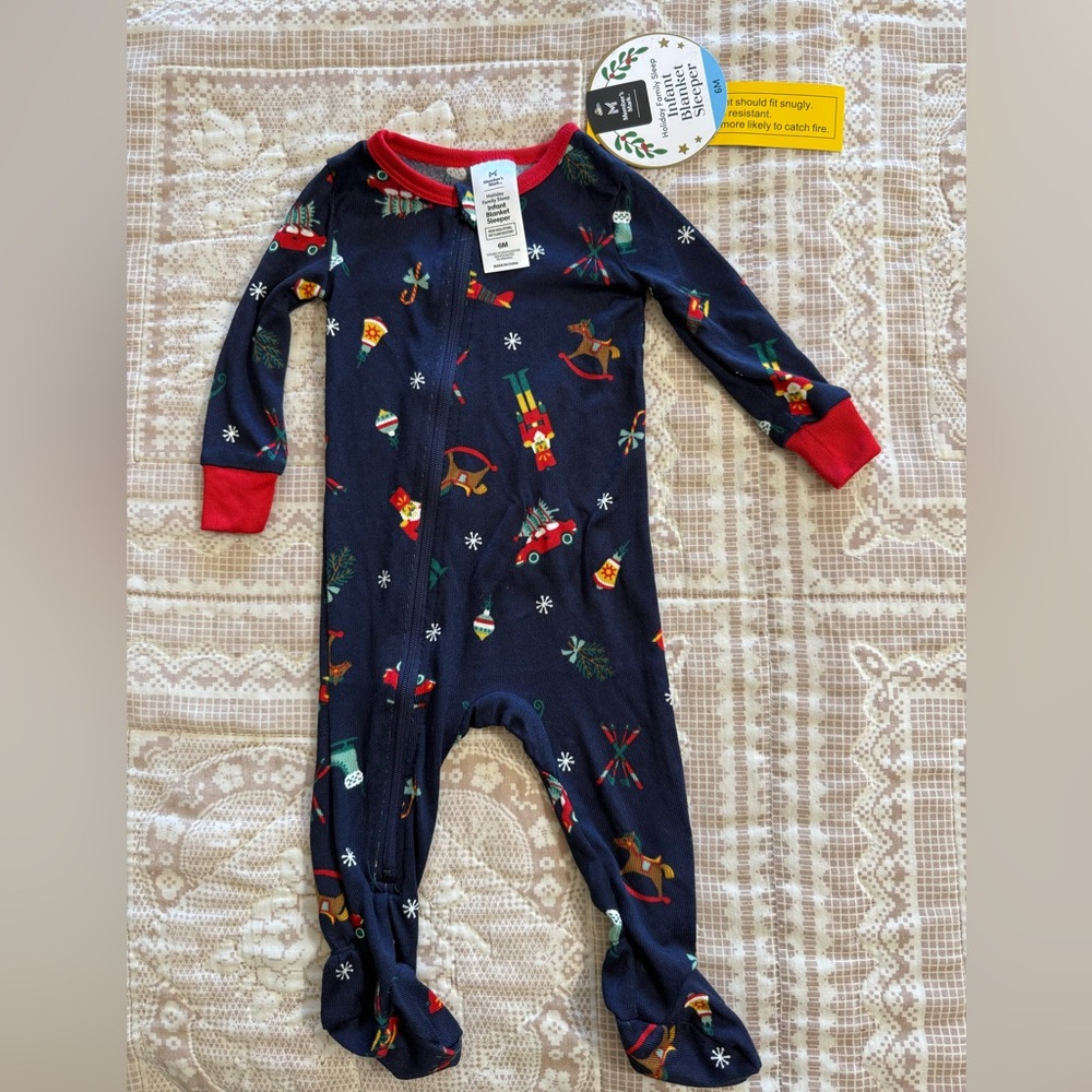 Member’s Mark 6M New With Tags Nutcracker Sleeper Pjs